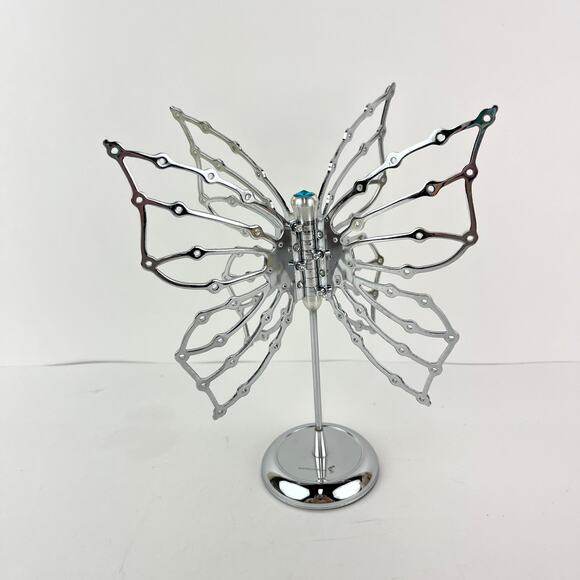 Kokopelli Collection Metal Butterfly Sculpture Earring Stand - Picture 1 of 9